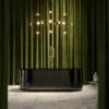 Amore Freestanding Smoked Black Resin Bath 1700mm -LUSSOSTONE Shop amore freestanding smoked black resin bath 1700mm p6034 38002 zoom