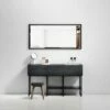 Audemar Vanity Unit With Basin (Black & Porcelain 1600mm) 2 Audemar Vanity Unit With Basin (Black & Porcelain 1600mm) -LUSSOSTONE Shop audemar vanity unit with basin black porcelain 1600mm p5052 27739 image