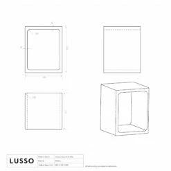 Azzurra Nero Marquina Marble Side Table 400mm -LUSSOSTONE Shop azzurra nero marquina marble side table 400mm p5266 46440 zoom