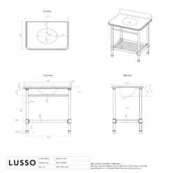 Belmont Traditional Polished Nickel Vanity Unit With Carrara Marble Countertop 1000mm -LUSSOSTONE Shop belmont traditional polished nickel vanity unit with carrara marble countertop 1000mm p5359 40418 zoom