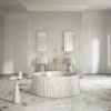 Carrara Lamp Freestanding Bath 1350mm -LUSSOSTONE Shop carrara lamp freestanding bath 1350mm p6465 39069 zoom