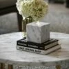 Cassini Carrara Marble Square Candle Holder -LUSSOSTONE Shop cassini carrara marble square candle holder p5302 34461 zoom