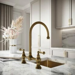 Celeste 2-hole Traditional Kitchen Tap Aged Bronze 9 Celeste 2-hole Traditional Kitchen Tap Aged Bronze -LUSSOSTONE Shop celeste 2 hole traditional kitchen tap aged bronze p5950 36381 zoom