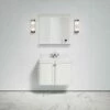 Charsley Carrara Marble Wall Mounted Vanity Unit (Matte Cream) 800mm -LUSSOSTONE Shop charsley carrara marble wall mounted vanity unit matte cream 800mm p3741 18378 zoom