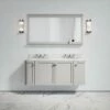 Charsley Carrara Marble Wall Mounted Vanity Unit (Matte Stone) 1400mm -LUSSOSTONE Shop charsley carrara marble wall mounted vanity unit matte stone 1400mm p3751 18442 zoom