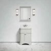 Connaught Carrara Marble Floorstanding Vanity Unit (Matte Stone) 600mm -LUSSOSTONE Shop connaught carrara marble floorstanding vanity unit matte stone 600mm p3648 18695 zoom