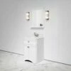 Connaught Carrara Marble Floorstanding Vanity Unit (Primed White) 600mm 2 Connaught Carrara Marble Floorstanding Vanity Unit (Primed White) 600mm -LUSSOSTONE Shop connaught carrara marble floorstanding vanity unit primed white 600mm p3654 24733 zoom