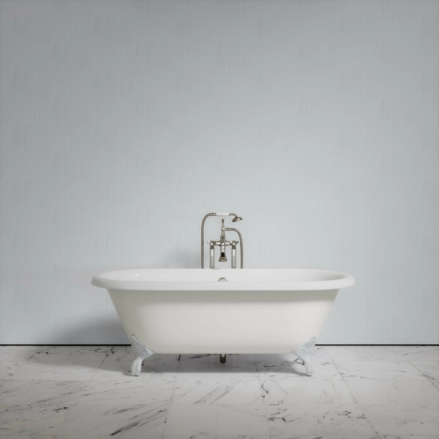Connaught Matte Cream Roll Top Cast Iron Bath 1675mm 3 Connaught Matte Cream Roll Top Cast Iron Bath 1675mm