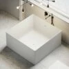 Consero Freestanding Square Stone Bath 1200mm