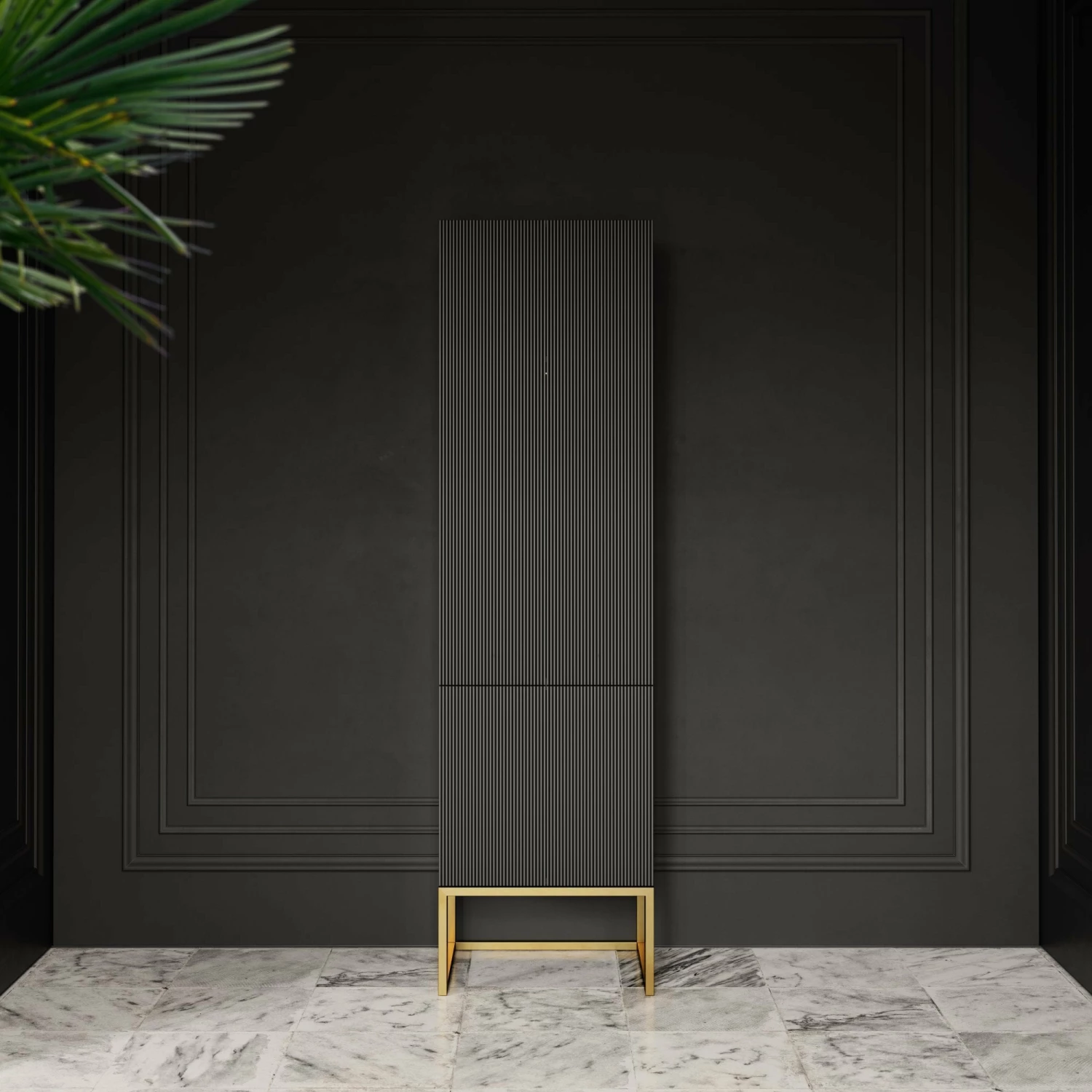 Couture Beauty Storage Cabinet Matte Black 500mm 6 Couture Beauty Storage Cabinet Matte Black 500mm - Image 4