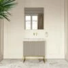 Couture Floorstanding Vanity Unit (Matte Velvet Beige 800mm)
