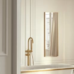 Couture Large Brushed Gold Mirror 1400mm