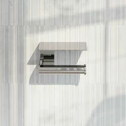 Deka Chrome Toilet Roll Holder With Shelf -LUSSOSTONE Shop deka chrome toilet roll holder with shelf p6454 39148 zoom