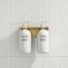 Double Soap Dispenser Wall Bracket Brushed Gold 2 Double Soap Dispenser Wall Bracket Brushed Gold -LUSSOSTONE Shop double soap dispenser wall bracket brushed gold p4009 25951 zoom