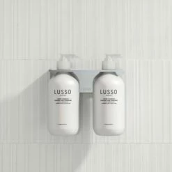 Double Soap Dispenser Wall Bracket Chrome