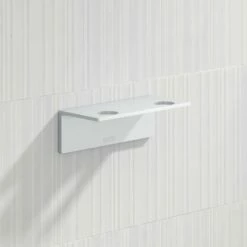 Double Soap Dispenser Wall Bracket Matte White -LUSSOSTONE Shop double soap dispenser wall bracket matte white p4010 25982 zoom
