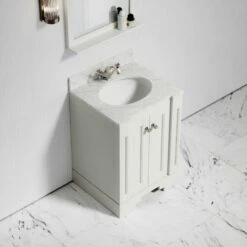 Eaton Carrara Marble Floorstanding Vanity Unit (Matte Cream) 600mm 10 Eaton Carrara Marble Floorstanding Vanity Unit (Matte Cream) 600mm -LUSSOSTONE Shop eaton carrara marble floorstanding vanity unit matte cream 600mm p3766 18581 zoom