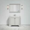 Eaton Carrara Marble Floorstanding Vanity Unit (Matte Stone) 1000mm -LUSSOSTONE Shop eaton carrara marble floorstanding vanity unit matte stone 1000mm p3773 18772 zoom