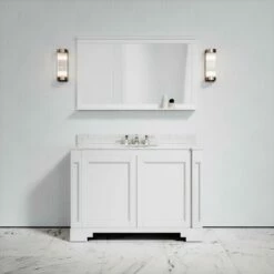 Eaton Carrara Marble Floorstanding Vanity Unit (Matte White) 1200mm -LUSSOSTONE Shop eaton carrara marble floorstanding vanity unit matte white 1200mm p3762 18780 zoom