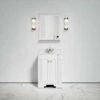 Eaton Carrara Marble Floorstanding Vanity Unit (Matte White) 600mm -LUSSOSTONE Shop eaton carrara marble floorstanding vanity unit matte white 600mm p3764 18543 zoom