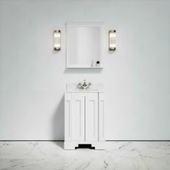 Eaton Carrara Marble Floorstanding Vanity Unit (Matte White) 600mm 12 Eaton Carrara Marble Floorstanding Vanity Unit (Matte White) 600mm -LUSSOSTONE Shop eaton carrara marble floorstanding vanity unit matte white 600mm p3764 18544 zoom