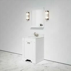 Eaton Carrara Marble Floorstanding Vanity Unit (Matte White) 600mm 11 Eaton Carrara Marble Floorstanding Vanity Unit (Matte White) 600mm -LUSSOSTONE Shop eaton carrara marble floorstanding vanity unit matte white 600mm p3764 18545 zoom