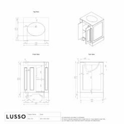 Eaton Carrara Marble Floorstanding Vanity Unit (Matte White) 600mm 13 Eaton Carrara Marble Floorstanding Vanity Unit (Matte White) 600mm -LUSSOSTONE Shop eaton carrara marble floorstanding vanity unit matte white 600mm p3764 36038 zoom