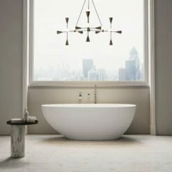 Egg Shell Freestanding Stone Bath 1600mm