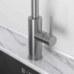 Elegance Pull Out Kitchen Mixer Tap Brushed Stainless -LUSSOSTONE Shop elegance pull out kitchen mixer tap brushed stainless p4074 22796 zoom