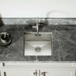 Elegance Pull Out Kitchen Mixer Tap & Vello Undermount Sink In Stainless -LUSSOSTONE Shop elegance pull out kitchen mixer tap vello undermount sink in stainless p4949 26747 image