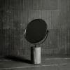 Elera Matte Black & Pietra Grey Marble Table Top Cosmetic Mirror -LUSSOSTONE Shop elera matte black pietra grey marble table top cosmetic mirror p2686 18051 zoom
