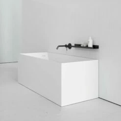 Ethos Mini Freestanding Stone Bath 1580mm -LUSSOSTONE Shop ethos mini freestanding stone bath 1580mm p141 26556 zoom