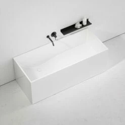 Ethos Mini Freestanding Stone Bath 1580mm -LUSSOSTONE Shop ethos mini freestanding stone bath 1580mm p141 26557 zoom