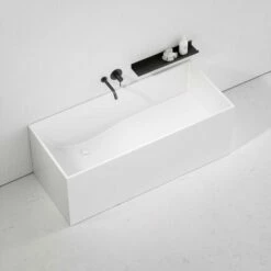 Ethos Mini Freestanding Stone Bath 1580mm