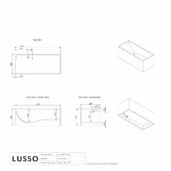 Ethos Mini Freestanding Stone Bath 1580mm -LUSSOSTONE Shop ethos mini freestanding stone bath 1580mm p141 34909 zoom