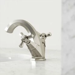 Eton Polished Nickel Basin Mixer Tap -LUSSOSTONE Shop eton polished nickel basin mixer tap p3868 20950 zoom