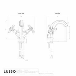 Eton Polished Nickel Basin Mixer Tap -LUSSOSTONE Shop eton polished nickel basin mixer tap p3868 35783 zoom