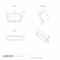 Flat Black Headrest -LUSSOSTONE Shop flat black headrest p5211 32073 zoom