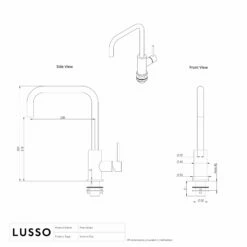 Flow Brushed Stainless Single Lever Kitchen Mixer Tap -LUSSOSTONE Shop flow brushed stainless single lever kitchen mixer tap p1242 35778 zoom