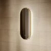 Glamora Brushed Gold Mirror With Natural White LED Light And Demister 380mm -LUSSOSTONE Shop glamora brushed gold mirror with natural white led light and demister 380mm p6491 40644 zoom