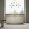 Jadore I Freestanding Fluted Stone Bath Matte Finish 1700mm -LUSSOSTONE Shop jadore i freestanding fluted stone bath matte finish 1700mm p5068 28081 zoom
