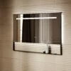Levante Matte Black Mirror With Natural White LED Light And Demister 1200mm -LUSSOSTONE Shop levante matte black mirror with natural white led light and demister 1200mm p6480 40624 zoom
