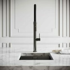 Livello Pull Out Kitchen Mixer Tap Gunmetal -LUSSOSTONE Shop livello pull out kitchen mixer tap gunmetal p5843 35579 zoom