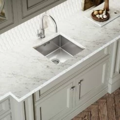 Livello Pull Out Kitchen Tap & Vello Undermount Sink In Stainless -LUSSOSTONE Shop livello pull out kitchen tap vello undermount sink in stainless p4069 22347 image