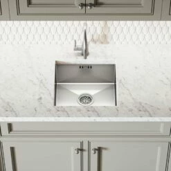 Livello Pull Out Kitchen Tap & Vello Undermount Sink In Stainless -LUSSOSTONE Shop livello pull out kitchen tap vello undermount sink in stainless p4069 22348 image