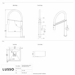 Livello Pull Out Kitchen Tap & Vello Undermount Sink In Stainless -LUSSOSTONE Shop livello pull out kitchen tap vello undermount sink in stainless p4069 35417 zoom