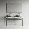 Lomazzo Countertop Vanity Unit Arabescato Marble 1400mm