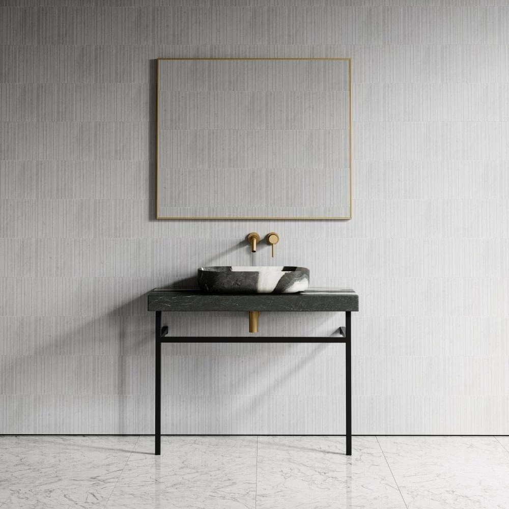 Lomazzo Countertop Vanity Unit Panda Marble 1000mm 3 Lomazzo Countertop Vanity Unit Panda Marble 1000mm