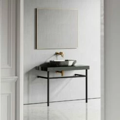 Lomazzo Countertop Vanity Unit Panda Marble 1000mm 11 Lomazzo Countertop Vanity Unit Panda Marble 1000mm -LUSSOSTONE Shop lomazzo countertop vanity unit panda marble 1000mm p5019 27592 image