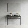 Lomazzo Countertop Vanity Unit Panda Marble 1200mm